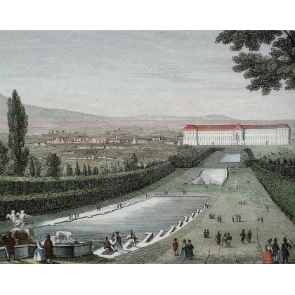 Gravure \"valuta del Palazzo di Caserta\"