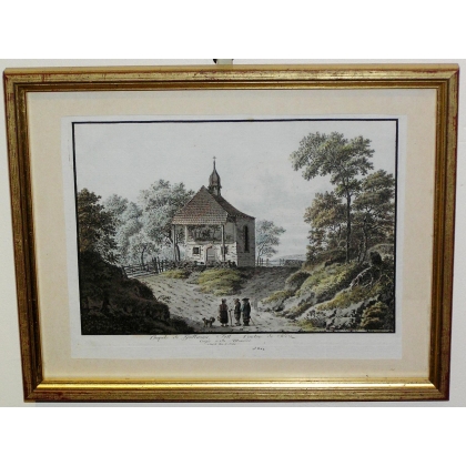 Engraving entitled "The Chapel of William Tell" by Moinat SA – Antiques and decorative items – Engravings, lithographs