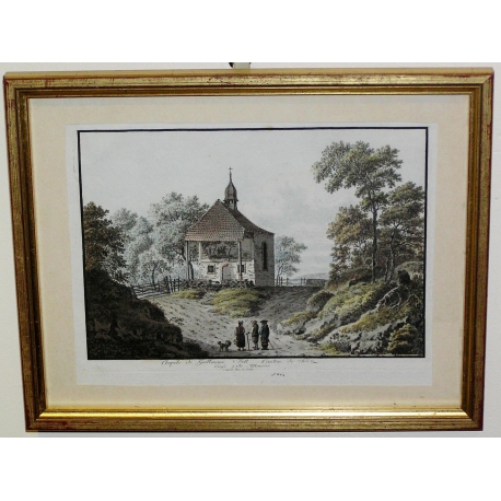 Engraving entitled "The Chapel of William Tell" by Moinat SA – Antiques and decorative items – Engravings, lithographs