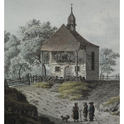 Engraving entitled "The Chapel of William Tell" by Moinat SA – Antiques and decorative items – Engravings, lithographs