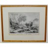 Engraving ‘Sheep’ by BERGHEM, on Moinat SA – Antiques and decorative items – Engravings, lithographs
