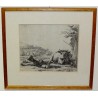 Engraving entitled ‘Cows’, signed DUJARDIN, on Moinat SA – Antiques and decorative items – Engravings, lithographs