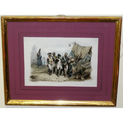Engraving entitled ‘Napoleon’, signed ‘A SCHÄFFER 48’ on Moinat SA – Antiques and decorative items – Engravings, lithographs