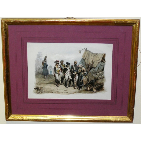 Engraving entitled ‘Napoleon’, signed ‘A SCHÄFFER 48’ on Moinat SA – Antiques and decorative items – Engravings, lithographs