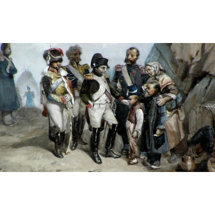 Engraving entitled ‘Napoleon’, signed ‘A SCHÄFFER 48’ on Moinat SA – Antiques and decorative items – Engravings, lithographs