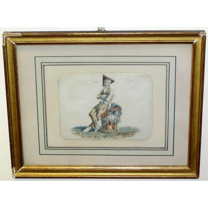 "Appenzell" gouache, Switzerland, at Moinat SA – Antiques and decorative arts – Gouaches, watercolours, pastels