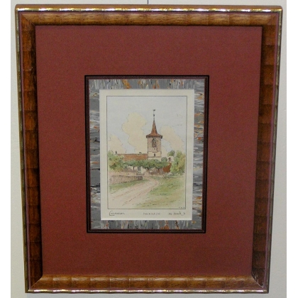 "Crissier" engraving  by Moinat SA  - Antiques and decorative items -  Engravings, lithographs