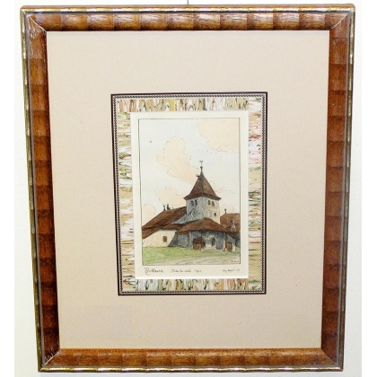 "Mollens" engraving by Moinat SA – Antiques and decorative items – Engravings, lithographs