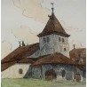 "Mollens" engraving by Moinat SA – Antiques and decorative items – Engravings, lithographs