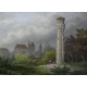 Gravure "Colonne d'Avenches" de DRULIN