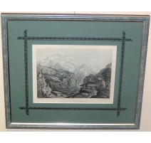 Tableau "Automne", signé BRESSLER et daté.