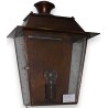 Rust-coloured brass wall light, from  Moinat SA  - Antiques and home décor