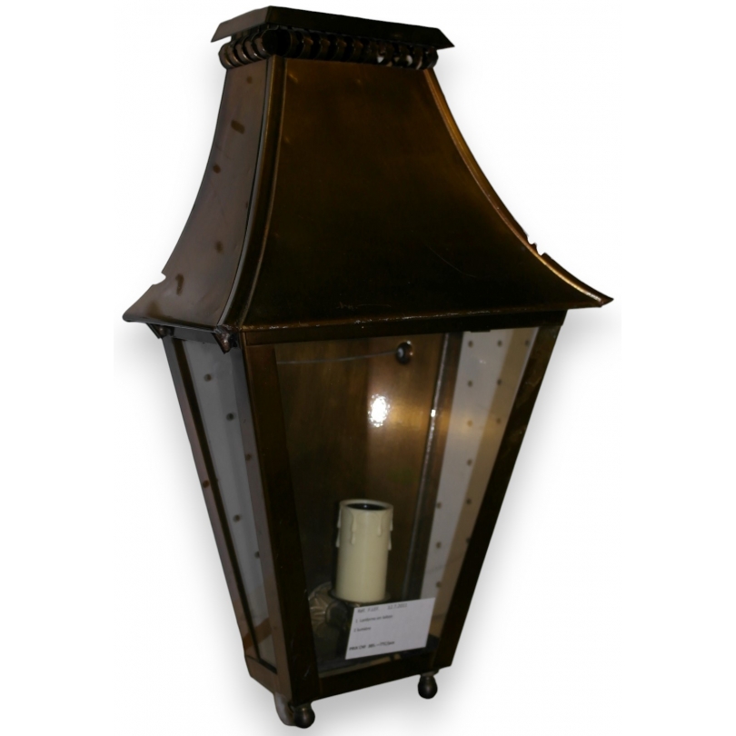  Lanterne en laiton 1 lumière sur  Moinat SA  - Antiquités décoration