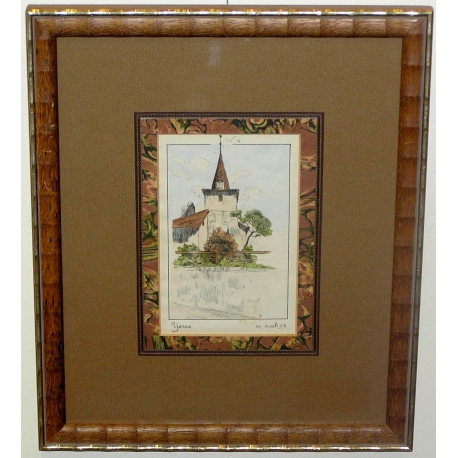 "Yens" engraving by Moinat SA – Antiques and decorative items – Engravings, lithographs