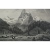 Stich „Die Grindelalp bei Grindelwald“ von Moinat SA – Antiquitäten und Dekorationsgegenstände – Stiche, Lithografien