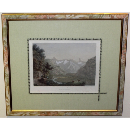 Radierung „Meiringen“ von CORRADI  bei Moinat SA  – Antiquitäten und Dekoration –  Radierungen, Lithografien