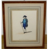 Gravure "Mountaineer of The Grison"