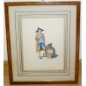 Engraving ‘Countryman of Thurgovia’ by Moinat SA – Antiques and decorative items – Engravings, lithographs