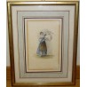 Drawing entitled ‘Mother and Child’, monogrammed ‘HC’, by Moinat SA – Antiques and decorative arts – Engravings, lithographs