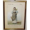 Engraving: ‘Milkmaid from Oberhasli, in Moinat SA’ – Antiques and decorative items – Engravings, lithographs