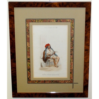 Gravure \"Jeune garçon Napolitain\"