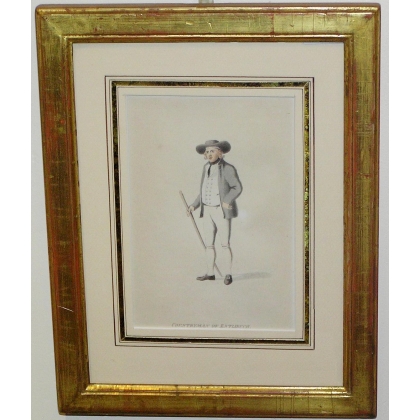 Engraving ‘Countryman of Entlebuch’ by Moinat SA – Antiques and decorative items – Engravings, lithographs
