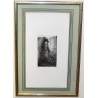 Lithografie „Alte Frau“, signiert bei Moinat SA – Antiquitäten und Dekoration – Stiche, Lithografien
