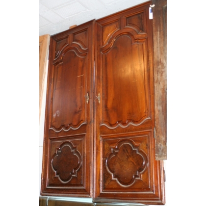 Pair of walnut cupboard doors from  Moinat SA  - Antiques and home décor