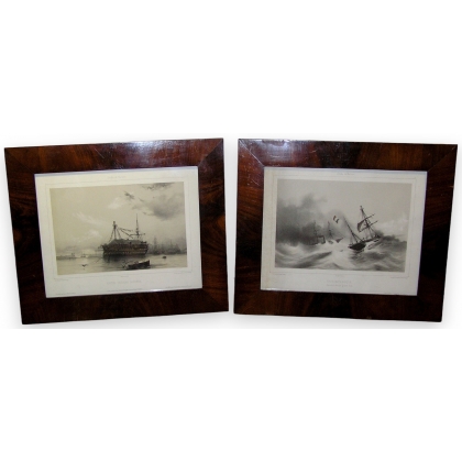 Pair of ‘Boat’ engravings by Moinat SA – Antiques and decorative items – Engravings, lithographs