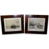 Pair of ‘Boat’ engravings by Moinat SA – Antiques and decorative items – Engravings, lithographs