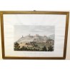 Stich „Veduta del Monte e Borge di“ von Moinat SA – Antiquitäten und Dekorationsgegenstände – Stiche, Lithografien