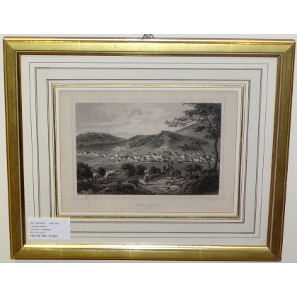 Gravure "Ste-Croix", noir/blanc par  sur Moinat SA  - Antiquités décoration -  Gravures, Lithos