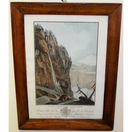 Engraving "View of the Schild-Wald-BACH", by Moinat SA – Antiques and decorative items – Engravings, lithographs