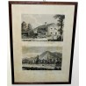 Gravure double "Moutier" par Le BARBIER  sur Moinat SA  - Antiquités décoration -  Gravures, Lithos