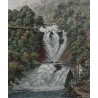 Gravure "Chûte du Reichenbach"  sur Moinat SA  - Antiquités décoration -  Gravures, Lithos