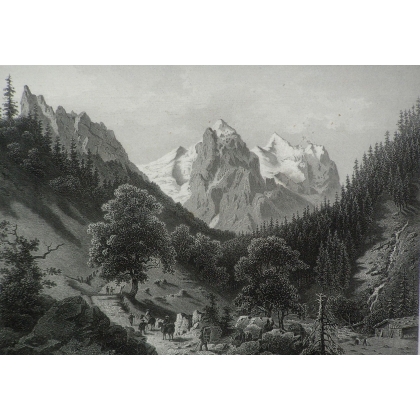 Gravure \"Engelhörner, Wellhorn