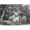 Radierung „Nussbaum in Mornex“ nach DIDAY, auf Moinat SA – Antiquitäten und Dekoration – Radierungen, Lithografien