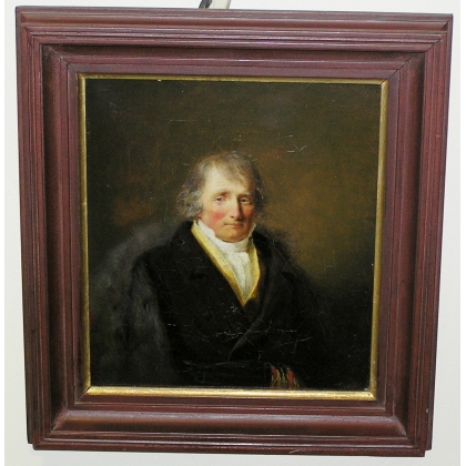 Huile sur toile "Dr. Isaac POL" 1764