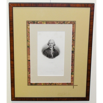 Gravure "La Harpe" de Marckl  sur Moinat SA  - Antiquités décoration -  Gravures, Lithos
