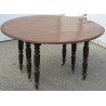Mesa de comedor con 6 patas retorcidas. En  Moinat SA  - Antigüedades y decoración