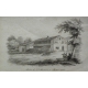 Gravure Maison de J.J. Rousseau à