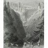 Stich „Defile of Gotteron, Freiburg“ von Moinat SA – Antiquitäten und Dekorationsgegenstände – Stiche, Lithografien