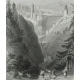 Gravure "Defile of Gotteron, Fribourg"