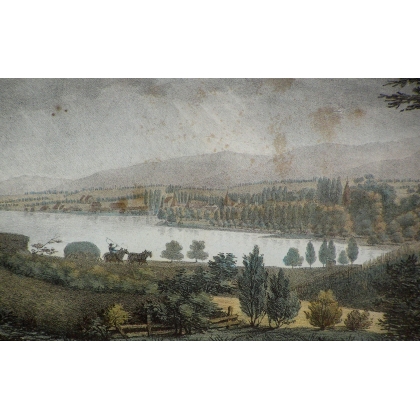 Engelmann’s engraving ‘The Surroundings of Rolle’ on Moinat SA – Antiques and decorative items – Engravings, lithographs