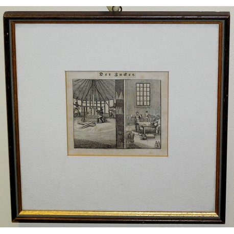 Gravure "Der Buder"  sur Moinat SA  - Antiquités décoration -  Gravures, Lithos