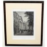 Gravure "Cour de St.Pierre" à Genève  sur Moinat SA  - Antiquités décoration -  Gravures, Lithos