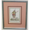 Engraving entitled ‘Warrior of Ancient Mexico’ by Moinat SA – Antiques and decorative items – Engravings, lithographs
