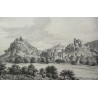 Gravure \"Vue de La Ville de Sion\"