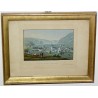 Gravure coloriée "Stanz" par DIKENMAN,  sur Moinat SA  - Antiquités décoration -  Gravures, Lithos