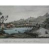 Stich „Veduta del ponte sul Reno“ von Moinat SA – Antiquitäten und Dekoration – Stiche, Lithografien